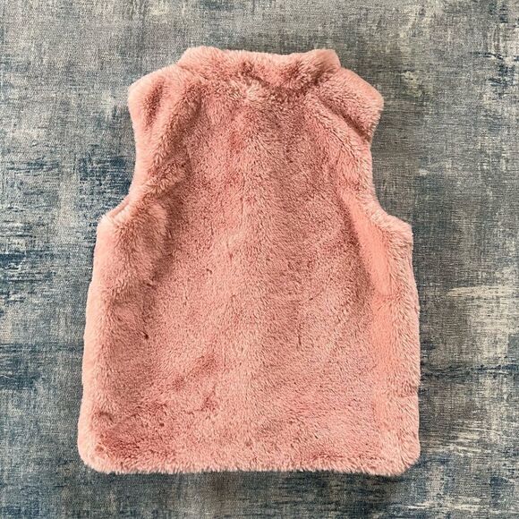 Epic Threads Pink Fluffy Faux Fur Vest XL - Picture 2 of 5